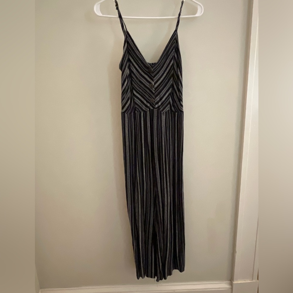 Wide Leg cropped Jumpsuit
